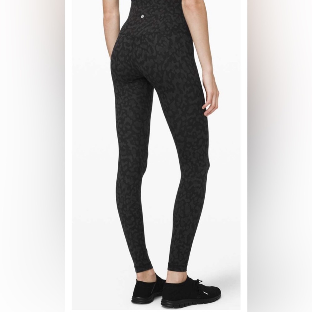 Lululemon High Rise Align Camo Leopard Legging